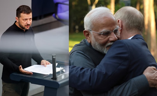 Criminal Hug: Ukraine President About Modi-Putin