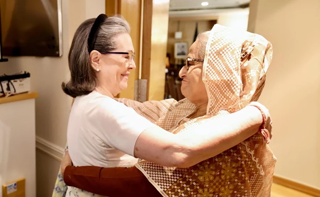 PM Hasina Shares Special Bond With Sonia Gandhi?