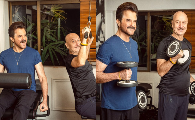 Anil Kapoor heap praise at ‘young boy at heart’ Anupam Kher