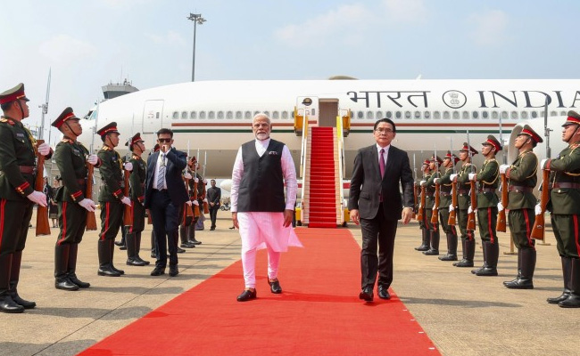 PM Modi arrives in Laos for ASEAN-India, East Asia summits