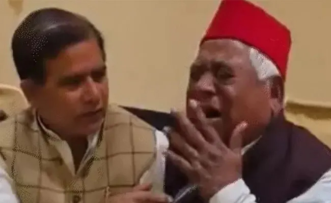 UP MP Breaks Down in Tears