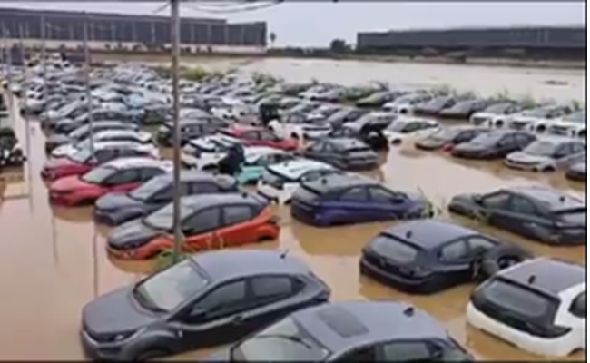 More Than 300 cars submerged in flood-battered Vijayawada