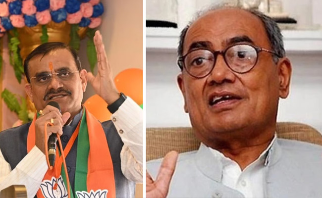  Digvijaya Singh Calls BJP Chief Sharma Impotent