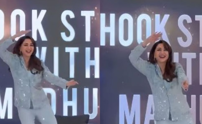 Madhuri's 'Ek Do Teen' Dance In USA