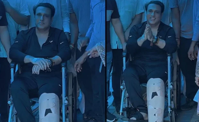 Govinda Discharged from hospital after injury