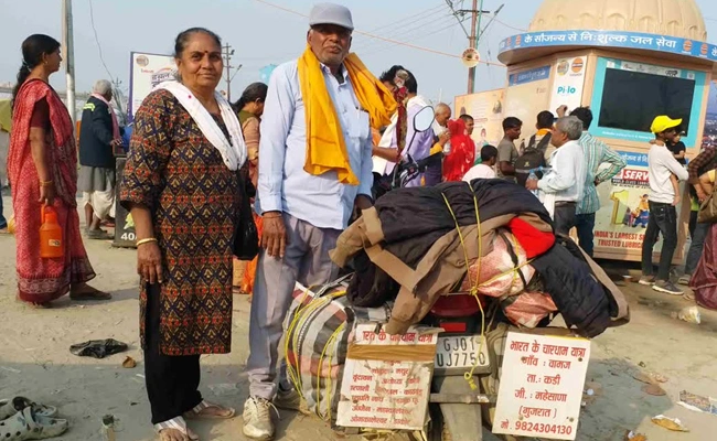 Kumbh Mela Journey on a Bike: A Heartwarming Story