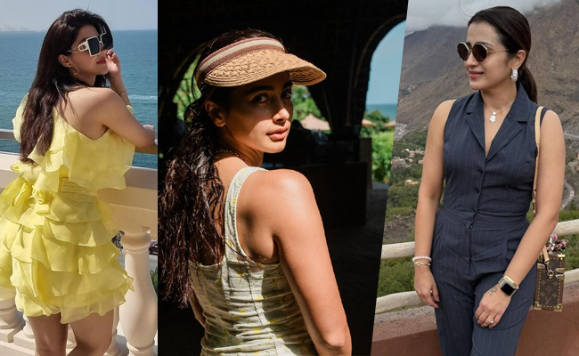 Actresses Enjoying Vacations Abroad