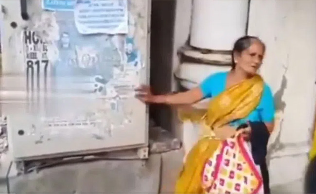 Woman throws snake on conductor