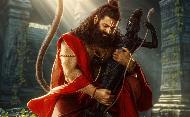 Rishab Shetty plays Lord Hanuman in the Prasanth Varma directorial ‘Jai HanuMan’