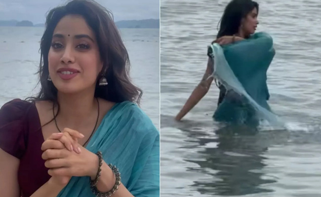 Janhvi Kapoor's Song In Fish Infested Water