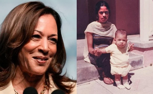 Kamala Harris remembers her mother Shyamala in acceptance speech