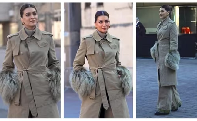 Kriti Sanon looks absolutely ravishing in trench coat  