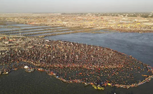 55 Crore People Take Holy Dips in Kumbh Mela