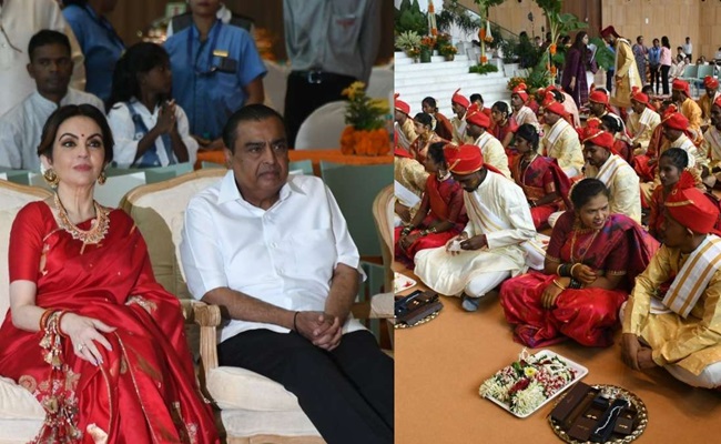 Ambanis' Mass Wedding Event: To Avoid 'Nara Drishti'!