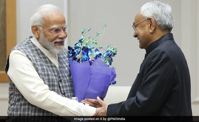 Went 'idhar udhar' twice, but never again: Nitish after meeting PM