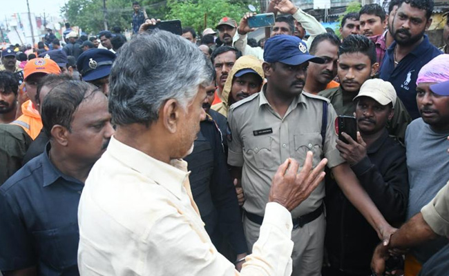 Naidu leads from front to provide relief to flood-hit people