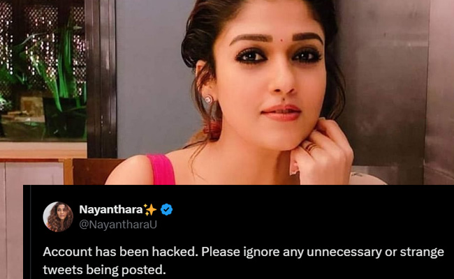 Nayanthara 'X' Account Hacked