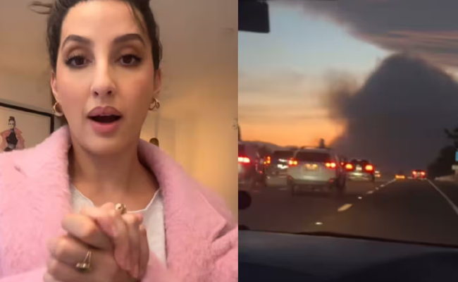 Nora Fatehi Escaped Los Angeles Wildfires