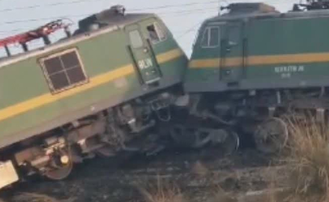 Serious Accident in UP: Goods Trains Collide, Two Loco Pilots Hurt