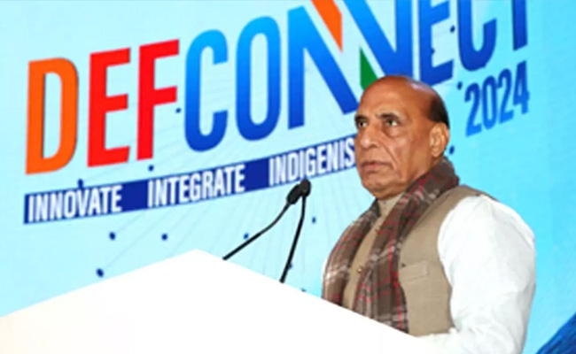 Rajnath Singh to inaugurate DefConnect 4.0 on Monday