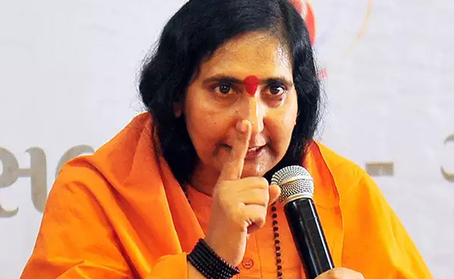 Sadhvi Ritambhara urges Indian govt to put pressure on Bangladesh