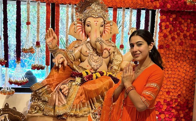 Sara Ali Khan faces backlash over Ganeshotsav