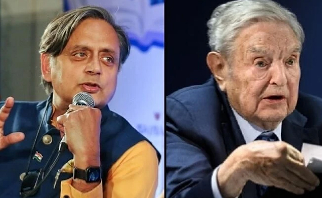 ‘Met My Friend Soros’ – Tharoor’s Old Tweet Sparks Controversy