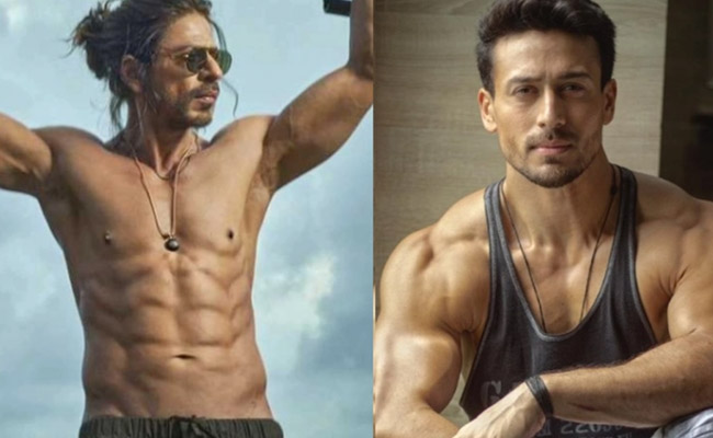 SRK Shares Abs Tips with Tiger Shroff