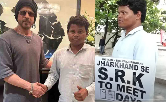 SRK Gave Darshan To Fan After 95 Days