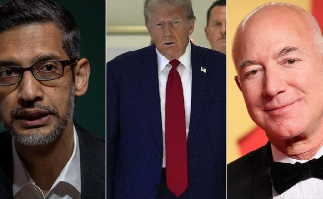 From Pichai to Bezos, tech leaders look forward to working with Trump