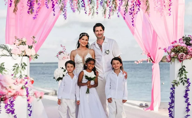 Sunny Leone, Daniel Weber renew wedding vows after 13 years of their marriage