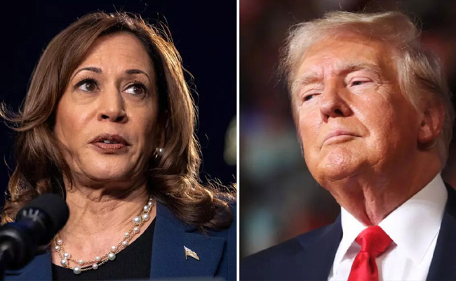 Trump ahead with 95 electoral votes, Harris at 35