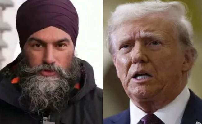 Jagmeet Singh Warns Donald Trump