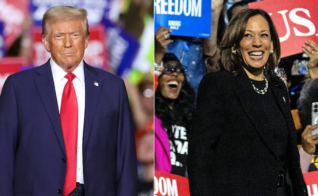 Trump ahead with 120 electoral votes, Harris at 99 (Ld)