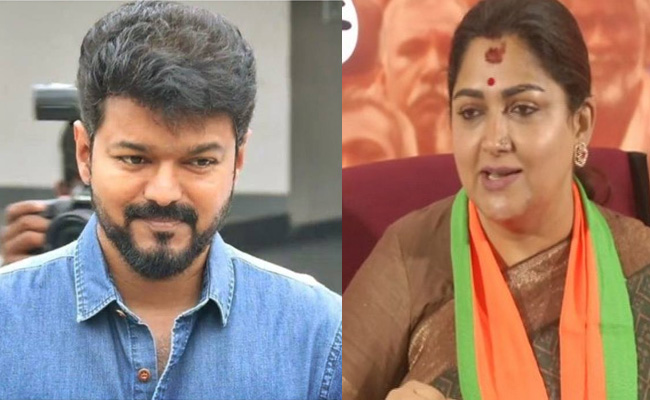 Leaders will decide on alliance with actor Vijay’s party: Khushbu Sundar