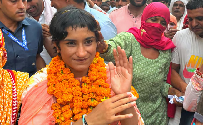 Vinesh Phogat Wins Julana Constituency by 6,500+ Votes