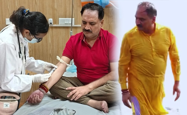 BJP Leader Plunged Into Yamuna- Admitted To Hospital